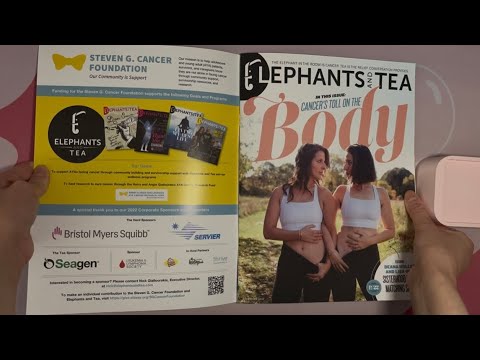 ASMR Flipping Through Elephants And Tea - December 2022 Issue (No Talking)