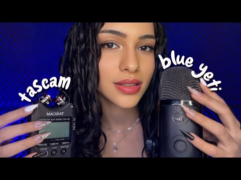 ASMR COM 2 MICROFONES PARA ARREPIAR O SEU CÉREBRO 🧠💤