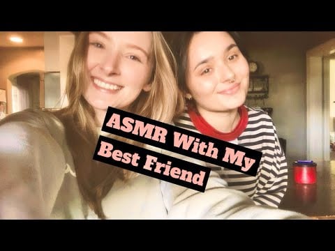 Giving My Best Friend ASMR Tingles 💤🥱 (Head Scratching, Hair Brushing, Parting, Braiding & More) 