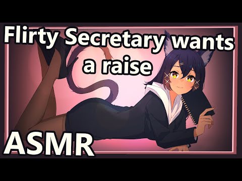 ASMR || Secretary convinces you to stay late after work [Flirting] [Roleplay] [Personal Attention]