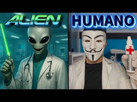👽Médico ALIEN vs Médico HUMANO🧑‍⚕️