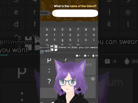 You can name your island WHAT #vtuber #tomodachilife
