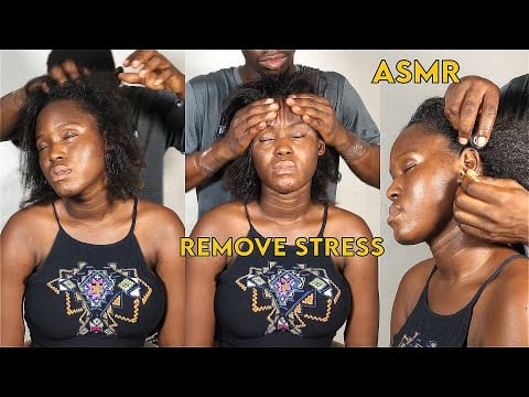 ASMR💫AGGRESSIVE HEAD SCALP SCRATCH ,EAR CLEANING MASSAGE AND HAIR PLUCK WITH DIFFERENT TOOLS