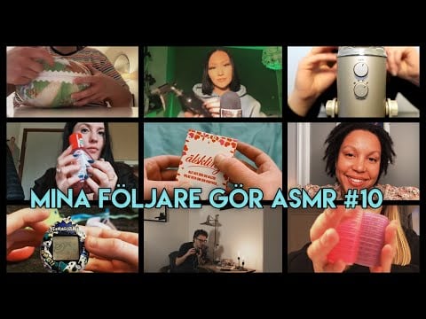 ASMRMONTH #18 ♥ MINA FÖLJARE GÖR ASMR #10