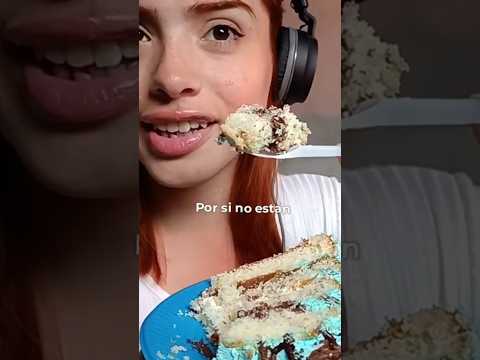 asmr TORTA de Tobi 🎂 #mukbang #eating #food