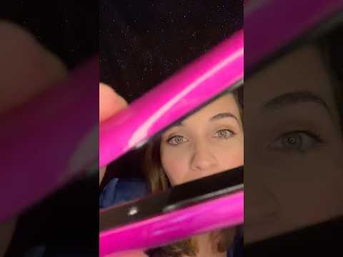 ASMR em 1 minuto pranchando seu cabelo #asmr
