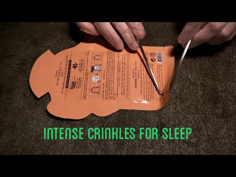 ASMR Intense Crinkle Examination | Vinyl Gloves, Metal Chopsticks, Roller, Brush (No Talking)