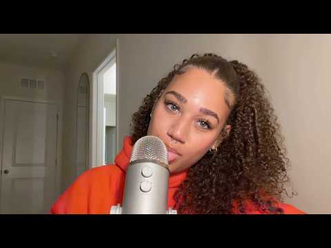 asmr tongue piercing & mouth sounds