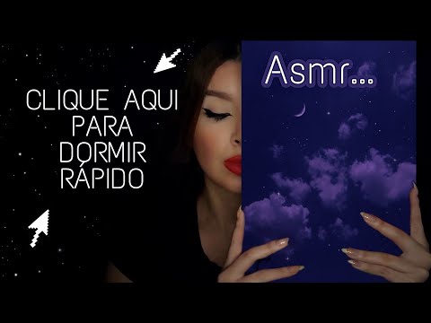 ASMR PRA DORMIR NOS PRIMEIROS 5 MINUTOS ✔️ Sons de boca, pincel na tela e tapping.