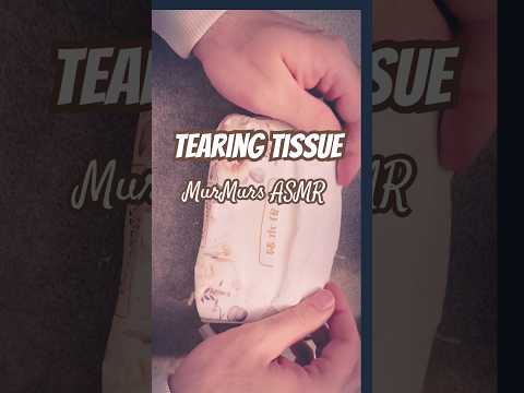 Tearing Tissue Never Sounded This Calming #asmr #satisfying #stressrelief #asmrtriggers #fypシ゚viral