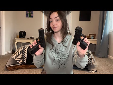 ASMR Intense Dual Glock Sounds 17 & 26 Magazine, Tapping, Gun Sounds for Relaxation and Sleep