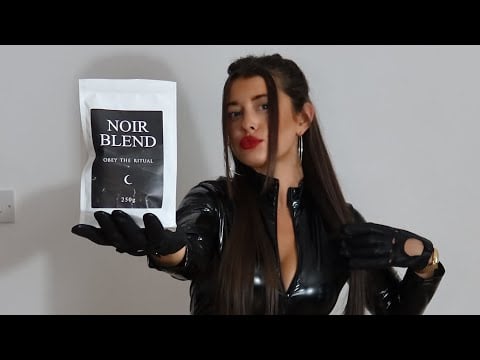 Limited Edition Noir Blend ☕️ | Pre-Launch for My Leather Lovers] Robyn ASMR Leather