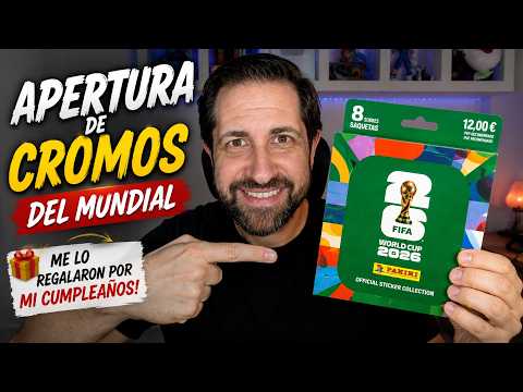 ASMR ⚽ DIJE que NO abriría MÁS CROMOS del MUNDIAL… pero me los REGALARON 🎁