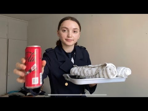 [ASMR] FIRST CLASS Flight Attendant RolePlay✈️💤