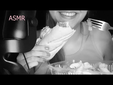 ASMR COMIENDO PAPAS Y CHORIPAN | ASMR EN BLANCO Y NEGRO | MUKBANG PAPAS FRITAS| ASMR EN ESPAÑOL