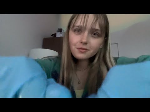 ASMR arms/neck/shoulder massage (uncut asmr) gloves + oil