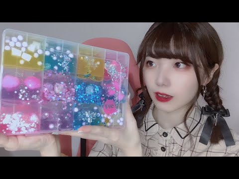 【ASMR】スライムで遊ぶ音。Slime Sounds Whisper