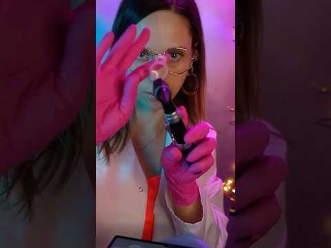ASMR Ear cleaning and Otoscope exam #asmr #satisfying #asmrvideos
