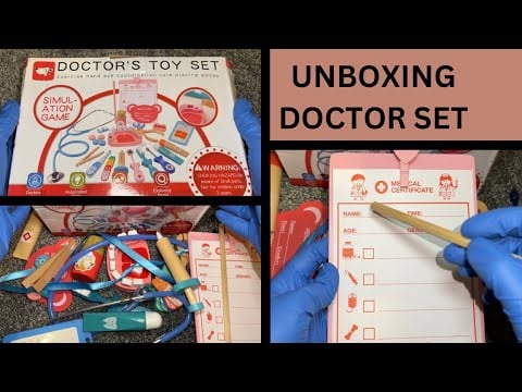 ASMR Unboxing new doctor set