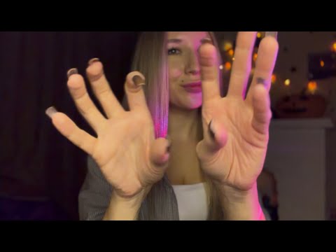 ASMR Массаж со звуками тела, много крема и липких звуков / massage 