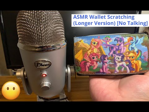 ASMR Wallet Scratching (Longer Version) [No Talking]