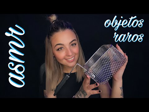 ASMR CON OBJETOS MUY RAROS PERO MUY COSQUILLOSOS 😴 | ASMR para DORMIR en ESPAÑOL