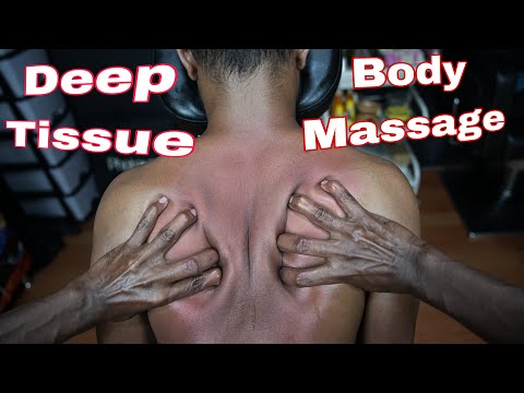 High Power ASMR Back Body Massage By Strong Wrist Barber | Head & Body Massage With Neck Cracking