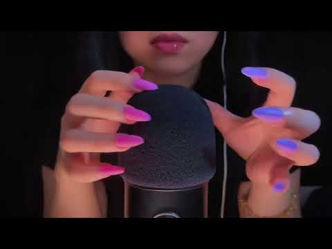 ASMR Fast & Aggressive Mic Scratching , Brain Melting , No Talking