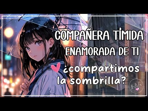 ASMR Chica ENAMORADA de ti te propone compartir paraguas | F4M Roleplay | KazASMR 🩷🦋