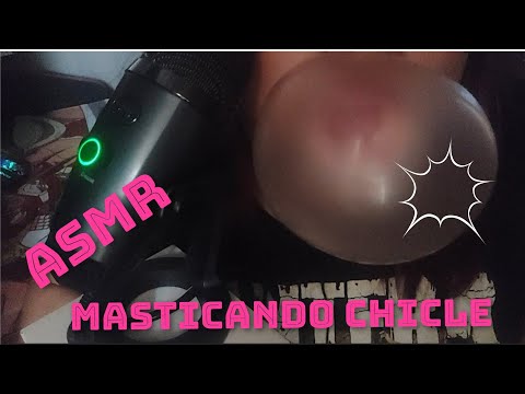 ASMR/Masticando CHICLE(Haciendo Globos)y mucha chachara😜😜🗯ASMRenEspañol