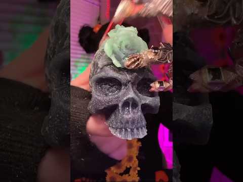 SUPER Sour Skull Crystal Candy💀 #mukbang #shorts #asmr