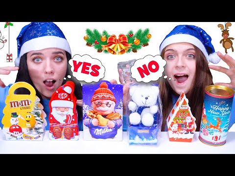 CHRISTMAS CANDY PRESENTS CHALLENGE (YES OR NO, EAT IT OR WEAR IT) By LiLiBu