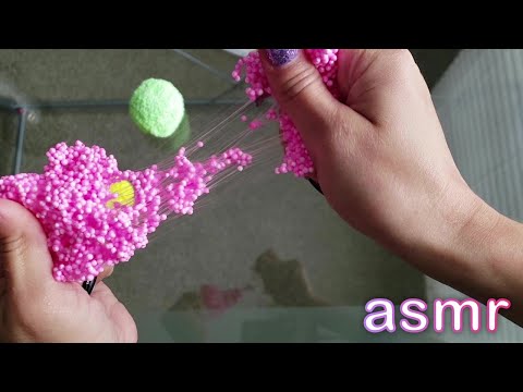 ASMR | Hand Movements PLAY FOAM EDITION Crunchy & Squishy Sounds NO TALKING