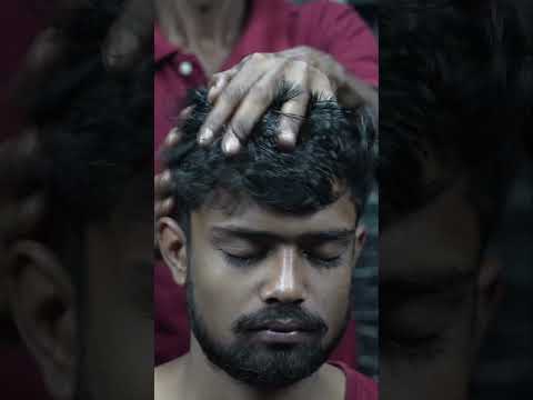 Pin Pen Massage Therapy For Better Sleep | Indian Head Massage ASMR #shorts