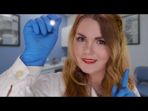 ASMR Cranial Nerve Exam - Entspannte Arzt Untersuchung (Roleplay Deutsch)