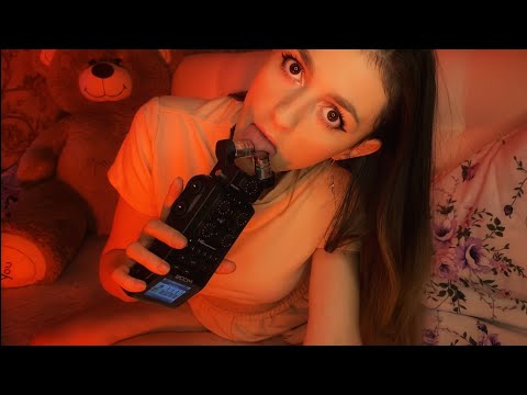 ASMR licking extreme + mouth sound 🤯