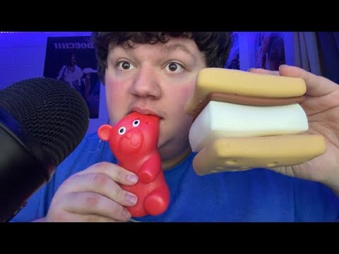 ASMR Taba Squishy Chewing With Mouth Sounds ✨🧸