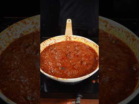 🔥 ASMR Bhuna Mutton | Slow Roasted & Spicy | Satisfying Cooking Sounds #shorts #asmr