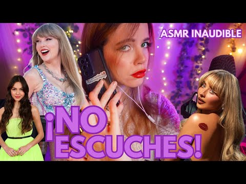 Puedes dejar de escuchar?! ASMR INAUDIBLE y SUSURROS De Oreja A Oreja