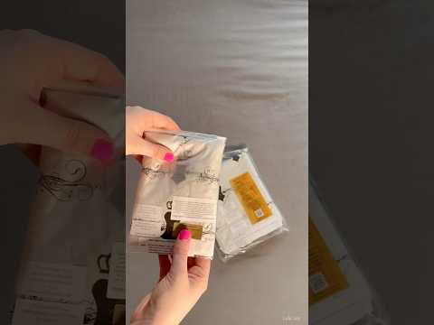 Unboxing my NEW latex!!✨🖤 #latex #unboxing #unboxingvideo #unbox #haul #asmr