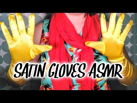 Satin Gloves & Scarves ASMR 🧤 🧣 Soft Spoken 🤫 Relaxing Hand Movements 🌸 Fabric Sounds