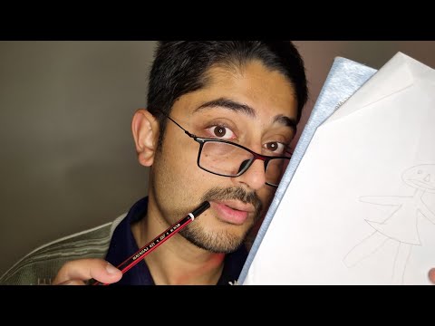 ASMR Hin Sketching your Portrait\ Egoist Artist Roleplay (Funny)