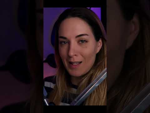ASMR | Extra relaxing ear test with tuning forks 👂 #asmr #asmrshorts #relaxing #asmrearcleaning