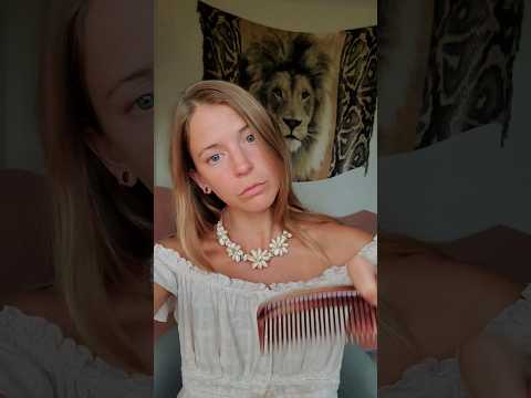 new video // asmr haircut & style #gentletriggers #triggersforsleep