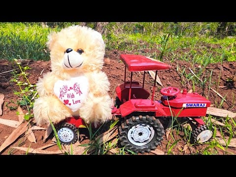 Swaraj Tractor Help Dog Puppy Mom Milk | mini tractor video | jcb