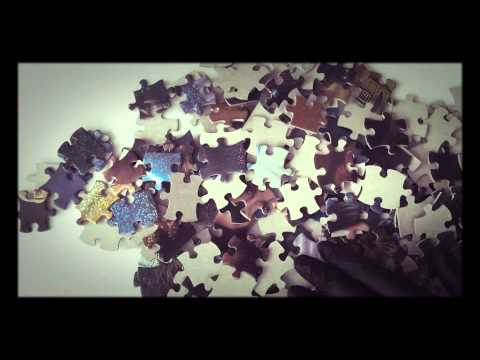 Latex Gloves with pieces of jigsaw [[ASMR]]