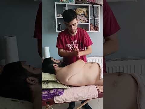 The most relaxing techniques for the chest, arms, and abdomen #satisfying #relaxing #asmr #shorts