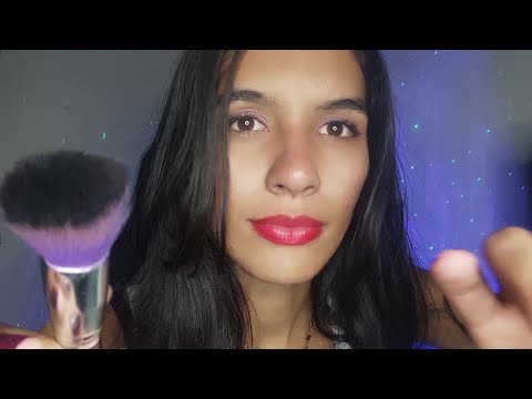 ASMR PINCEL NA TELA E SONS DE BOCA 🤤