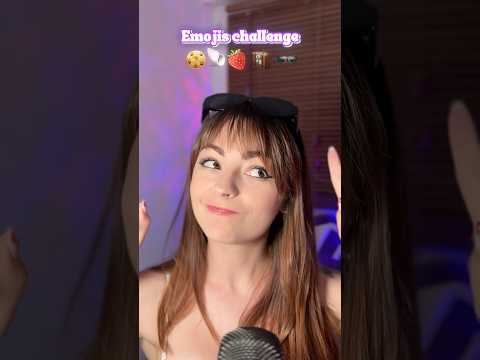 Emojis Challenge 😎 #asmr #triggersforsleep #triggertime
