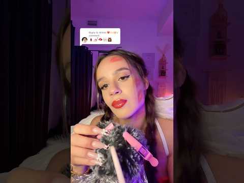 ASMR EMOJI CHALLENGE ❤️ Bugs, nail tapping, kisses, teeth tapping 😴 #asmr #asmrsounds #asmrvideo